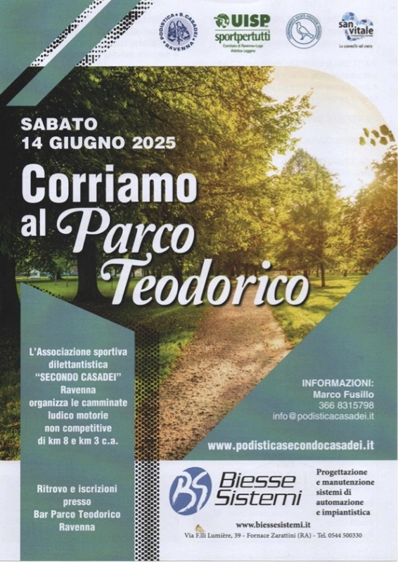 Corriamo al Parco Teodorico
